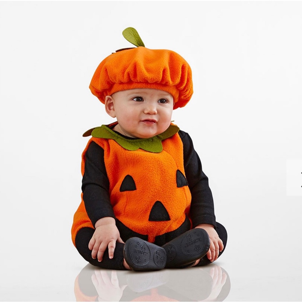 Pottery Barn Kids Baby Pumpkin Halloween Costume